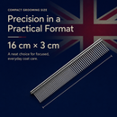 Stainless Steel Dematting Comb for Long-Haired Dogs & Cats