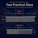 Stainless Steel Dematting Comb for Long-Haired Dogs & Cats