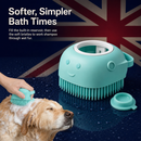 SoftLather Shampoo-Dispensing Pet Bath Brush