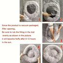 CloudNest Plush Donut Pet Bed