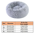 CloudNest Plush Donut Pet Bed