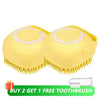SoftLather Shampoo-Dispensing Pet Bath Brush
