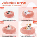 CloudNest Plush Donut Pet Bed