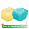 SoftLather Shampoo-Dispensing Pet Bath Brush