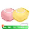 SoftLather Shampoo-Dispensing Pet Bath Brush