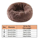 CloudNest Plush Donut Pet Bed