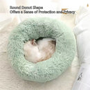 CloudNest Plush Donut Pet Bed