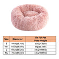 CloudNest Plush Donut Pet Bed