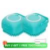 SoftLather Shampoo-Dispensing Pet Bath Brush