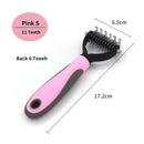 CoatEase Dual-Sided Dog Undercoat Rake