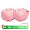 SoftLather Shampoo-Dispensing Pet Bath Brush