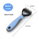 CoatEase Dual-Sided Dog Undercoat Rake