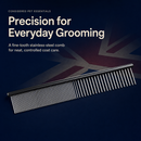 Stainless Steel Dematting Comb for Long-Haired Dogs & Cats