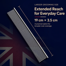 Stainless Steel Dematting Comb for Long-Haired Dogs & Cats