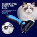 CoatEase Dual-Sided Dog Undercoat Rake