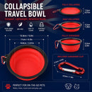 TrailFold Collapsible Dog Travel Bowl