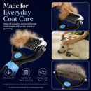 CoatEase Dual-Sided Dog Undercoat Rake